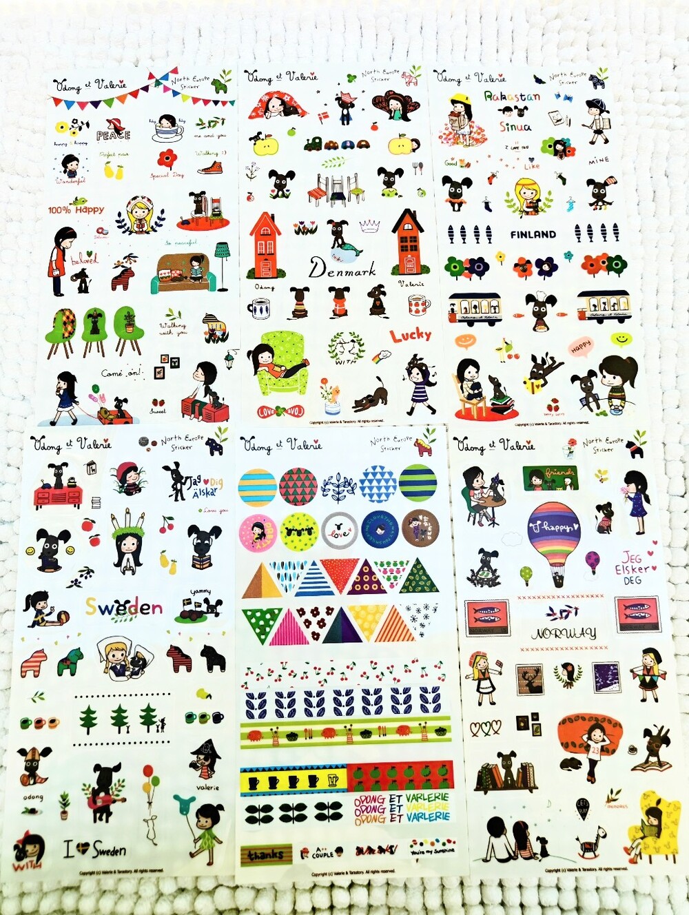 40 Pc JAPANESE JOURNALING STICKER SHEETS - Picture 9 of 12